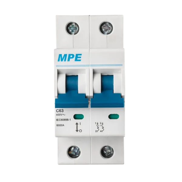 Cầu dao tự động MP6-C263 chứa MCB 2 cực 3