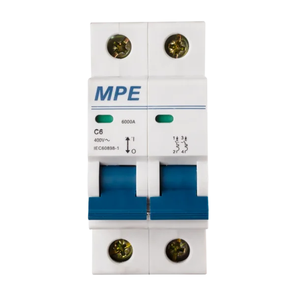 Cầu dao tự động MP6-C206 chứa MCB 2 cực 2