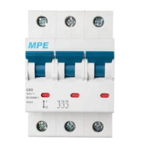 Cầu dao tự động MPE MP6-C363 chứa MCB 3 cực