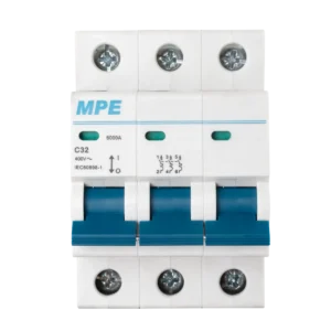 Cầu dao tự động MPE MP6-C332 chứa MCB 3 cực