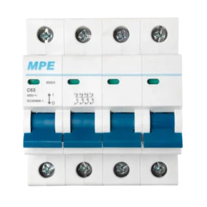 Cầu dao tự động MP6-C463 chứa MCB 4 cực
