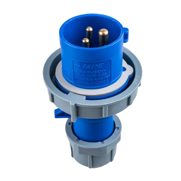 Phích cắm di động 3 cực 16A MPE MPN-0132 – IP67 có kẹp giữ dây 3