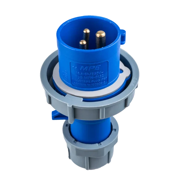 Phích cắm di động 3 cực 32A MPE MPN-0232 – IP67 có kẹp giữ dây 3