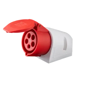 Ổ cắm cố định 5 cực 32A MPE MPN-125 – IP44 Bắt trên tường