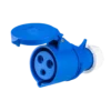Ổ cắm di động 3 cực 32A MPE MPN-223 – IP44 có kẹp giữ dây