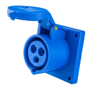 Ổ cắm cố định 3 cực 16A MPE MPN-313 – IP44 Bắt trên bảng điện