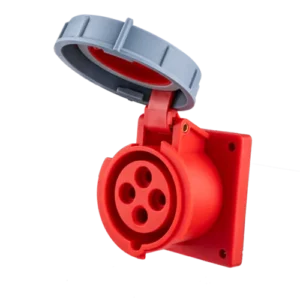 Ổ cắm cố định 4 cực 16A MPE MPN-3142 – IP67 Bắt trên bảng điện