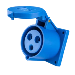 Ổ cắm cố định 3 cực 32A MPE MPN-323 – IP44 Bắt trên bảng điện
