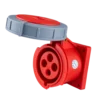 Ổ cắm cố định 4 cực 32A MPE MPN-3242 – IP67 Bắt trên bảng điện 2