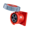 Ổ cắm cố định 4 cực 63A MPE MPN-3342 – IP67 Bắt trên bảng điện