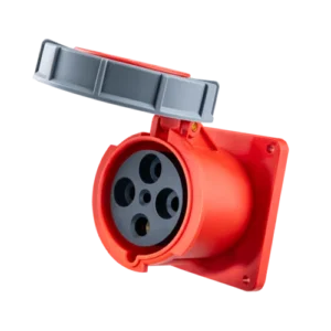 Ổ cắm cố định 4 cực 125A MPE MPN-3442 – IP67 Bắt trên bảng điện