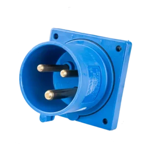 Phích cắm di động 3 cực 32A MPE MPN-623 – IP44 có kẹp giữ dây