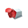 Ổ cắm cố định 4 cực 16A MPE MPN2-114 – IP44 Bắt trên tường 1