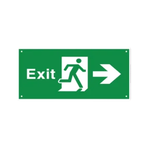 Phụ kiện đèn led exit MPE PEXR 1 mặt phải