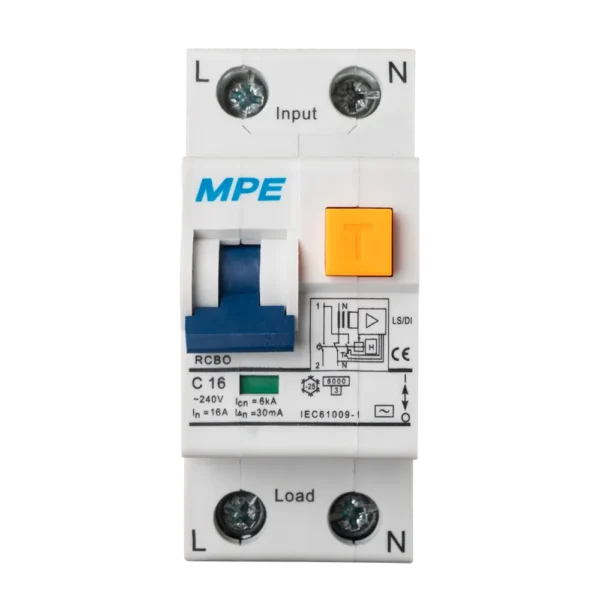 Cầu dao bảo vệ dòng rò – quá tải MPE RCBO-15/216 3