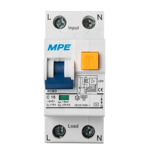 Cầu dao bảo vệ dòng rò – quá tải MPE RCBO-30/216 3
