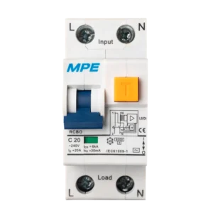 Cầu dao bảo vệ dòng rò – quá tải MPE RCBO-30/220
