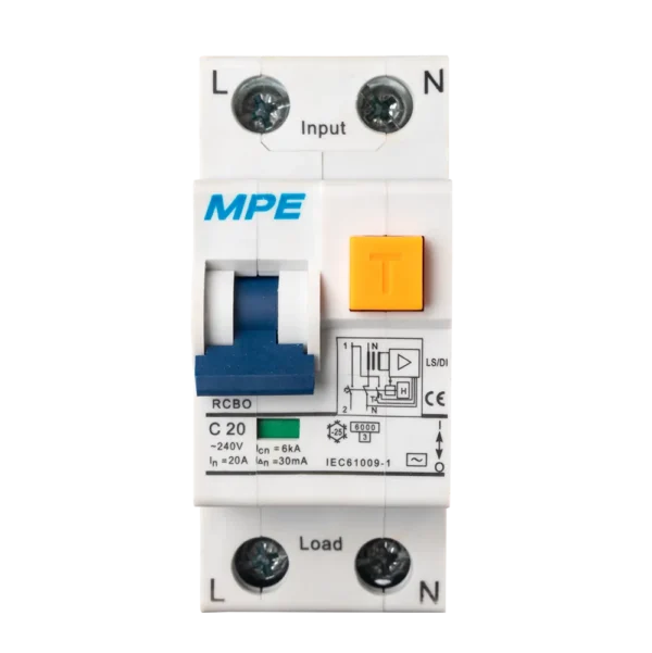 Cầu dao bảo vệ dòng rò – quá tải MPE RCBO-30/220 3