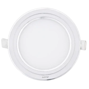 Đèn LED Panel 3 màu 9W MPE RPL viền Bạc