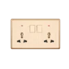 2 Ổ Cắm Đa Năng + 2 Công Tắc 10A-250V MPE S7MS2 2