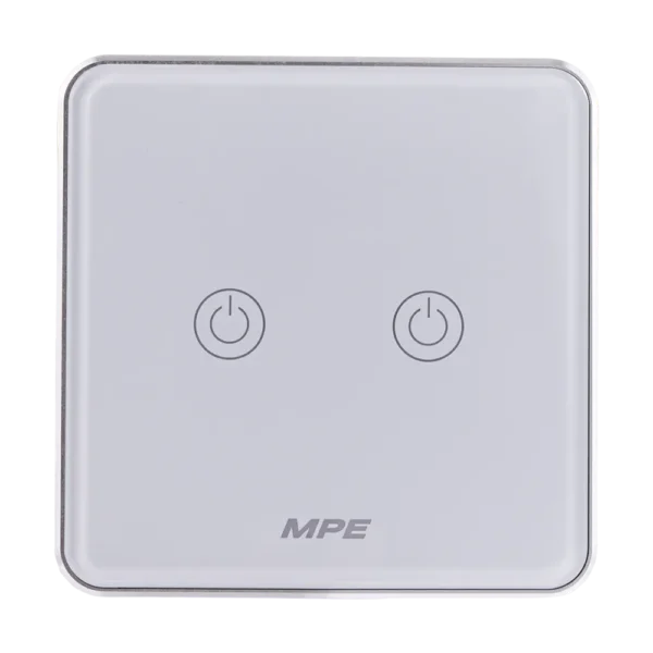 Mặt 2 công tắc vuông Zigbee SWV2/ZB 3