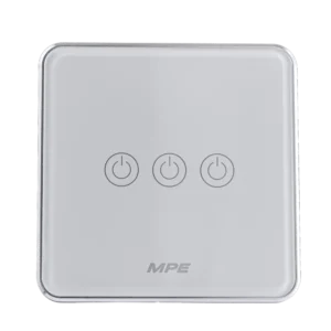 Mặt 3 công tắc vuông Zigbee SWV3/ZB