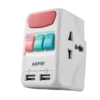 Ổ cắm du lịch đa năng MPE TA4 – Tích hợp 2 cổng USB