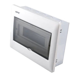 Tủ điện âm tường MPE TS-10 chứa MCB 7-10 cực đế sắt