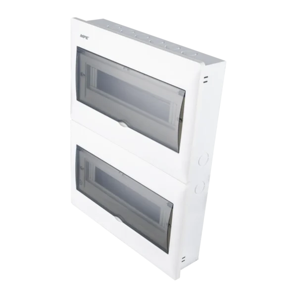 Tủ điện âm tường MPE TS-32 chứa MCB 25-32 cực đế sắt 3