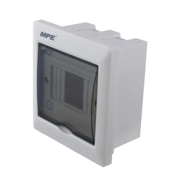 Tủ điện âm tường MPE TS-4/P chứa MCB 2-4 cực đế nhựa 3
