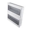 Tủ điện âm tường MPE TS-40 chứa MCB 33-40 cực đế sắt 1